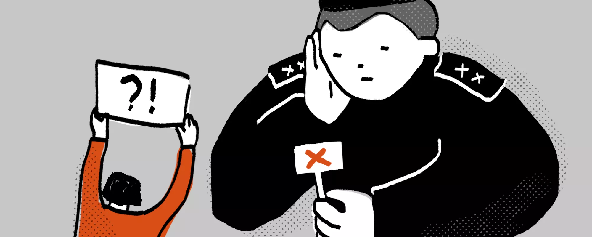 Как бороться с цензурой плакатов на митинге? | ОВД-Инфо